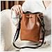 Elegante Borsa Per Fotocamera In Pelle Pu Marrone Per Nikon E Fujifilm - Foto miniatura 4
