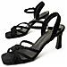 Sandalo Con Tacco Sandal22 Nero Nero Materiale Sintetico - Foto miniatura 1