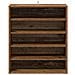 Scarpiera Legno Vecchio 60x35x70 cm in Legno Multistrato - Foto miniatura 5