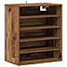 Scarpiera Legno Vecchio 60x35x70 cm in Legno Multistrato - Foto miniatura 8