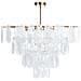 Lampadario Osmore Vetro Ottone - Foto miniatura 2