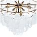 Lampadario Osmore Vetro Ottone - Foto miniatura 4