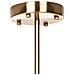Lampadario Osmore Vetro Ottone - Foto miniatura 6
