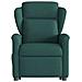 Poltrona Alzapersona Reclinabile Verde Scuro in Tessuto - Foto miniatura 5