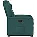 Poltrona Alzapersona Reclinabile Verde Scuro in Tessuto - Foto miniatura 6