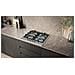 EG6B5PK90 piano cottura Nero, Acciaio inox Da incasso 60 cm Gas 4 Fornello (i) - Foto miniatura 6