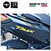 Adesivi Resina 3D Scritte Tmax Scooter Compatibili Con Yamaha T-Max 500-530-560 Giallo Fluo - Foto miniatura 2