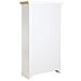Vetrina In Legno Bianco Con 2 Ante E 2 Cassetti 94x41x180,5h Cm - Foto miniatura 4