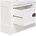 Vetrina In Legno Bianco Con 2 Ante E 2 Cassetti 94x41x180,5h Cm - Foto miniatura 6
