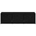 Mobile TV Rovere Nero 140 x 34 x 40 cm Legno multistrato - Foto miniatura 7