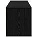 Mobile TV Rovere Nero 140 x 34 x 40 cm Legno multistrato - Foto miniatura 8