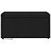 Pouf Nero 81 x 41 x 40 cm Tessuto e Legno Ingegnerizzato - Foto miniatura 4