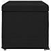 Pouf Nero 81 x 41 x 40 cm Tessuto e Legno Ingegnerizzato - Foto miniatura 5