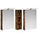 Set di Armadi da Bagno con lo scaffale 3 pcs 120 x 14,5 x 70 cm - Foto miniatura 5