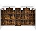 Set di Armadi da Bagno con lo scaffale 3 pcs 120 x 14,5 x 70 cm - Foto miniatura 7