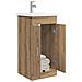 Mobile da bagno con lavabo Rovere Artigianale 42 x 40 x 84,5 cm - Foto miniatura 2
