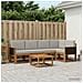 Set di divani da esterno 6 pcs Naturale e Grigio Chiaro - Foto miniatura 2