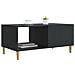Tavolino da salotto Nero 90 x 50 x 40 cm Legno ingegnerizzato - Foto miniatura 2