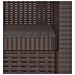 Poltrona a 1 Posto Aspetto Rattan PP Marrone - Foto miniatura 5
