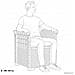 Poltrona a 1 Posto Aspetto Rattan PP Marrone - Foto miniatura 8