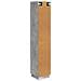 Set di armadi 2 pcs Grigio Cemento Legno ingegnerizzato - Foto miniatura 6