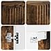 Set di mobili per il bagno 2 pz Rovere Fumo 33 x 34,5 x 100 cm - Foto miniatura 10
