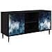 Mobile TV RAALTE 102 x 33 x 51 cm Rovere Nero - Foto miniatura 1