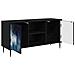 Mobile TV RAALTE 102 x 33 x 51 cm Rovere Nero - Foto miniatura 3