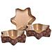 Stampo stella 25x21 di carta 3 pz. - Foto miniatura 1