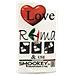 1 Posacenere Tascabile Smookey Ignifugo Porta Accendino Bic Mozziconi I Love Roma Bianco - Foto miniatura 1