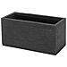 Vaso Rettangolare Nero Da Esterno 50 X 23 X 24 Cm Myra - Foto miniatura 32