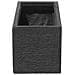 Vaso Rettangolare Nero Da Esterno 50 X 23 X 24 Cm Myra - Foto miniatura 14