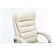 Sedia Ufficio Vancouver XXL in Similpelle I Poltrona Elegante Direttore Carico Max 235 kg I Poltrona Ergonomica Imbottita e Rinforzata Crema - Foto miniatura 3