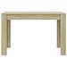 Tavolo da Pranzo Rovere Sonoma 120x60x76cm in Legno Multistrato - Foto miniatura 7