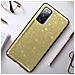 Cover Semirigida Samsung Galaxy S20 Fe In Silicone Con Paillettes Rimovibili Oro - Foto miniatura 3