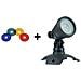 Faretto Per Laghetto Lunaqua Con Lenti Colorate Sommergibile A Led 4 Watt Laghetto Magic - Foto miniatura 1