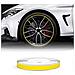 Wheel Trim Strisce Adesive Rifrangenti Per Cerchi Auto, Giallo, 5 Mm X 6 Mt - Foto miniatura 1