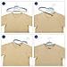 Ganci Di Cappotto 20 Pack Premium Quality Plastica Appendini Completo Heavy Duty Di Apertura A Forma Di S Antiscivolo Resistente 0.5 Cm Di Spessore Risparmio Di Spazio 360 Girevole Hook Luce E Grigio Scuro Crp41g - Foto miniatura 2