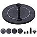 Fontana Pompa Solare 3.5w Circle Solare Della Pompa Ad Acqua Galleggiante Fontana Built-in Batteria Con 6 Ugelli Per Bird Bath Fish Tank Stagno O Decorazione Del Giardino - Foto miniatura 2