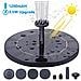 Fontana Pompa Solare 3.5w Circle Solare Della Pompa Ad Acqua Galleggiante Fontana Built-in Batteria Con 6 Ugelli Per Bird Bath Fish Tank Stagno O Decorazione Del Giardino - Foto miniatura 1
