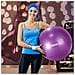 Palla Per Esercizi Di Yoga Balance Ball, Diametro: 65 Cm, Spessore: 2 Mm, Viola, Pvc - Foto miniatura 11
