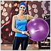 Palla Per Esercizi Di Yoga Balance Ball, Diametro: 65 Cm, Spessore: 2 Mm, Viola, Pvc - Foto miniatura 17