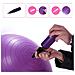 Palla Per Esercizi Di Yoga Balance Ball, Diametro: 65 Cm, Spessore: 2 Mm, Viola, Pvc - Foto miniatura 3