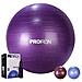 Palla Per Esercizi Di Yoga Balance Ball, Diametro: 65 Cm, Spessore: 2 Mm, Viola, Pvc - Foto miniatura 7