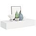 Scaffali Con Cassetti Da Parete 2 Pz Bianco 60x23,5x10 Cm Mdf - Foto miniatura 3