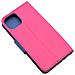 Maxy Custodia Book Orizzontale Silicone Case Per Apple Iphone 13 Pink-navy - Foto miniatura 3
