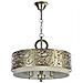 Lampadario Contemporaneo Venera Metallo Ottone 3 Luci Diffusore In Pvc - Foto miniatura 1