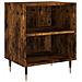 Comodini Rovere Fumo 2 Pz 40x30x50 Cm In Legno Multistrato - Foto miniatura 3