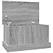 Contenitore Grigio Sonoma 50x30x28 cm Legno Multistrato - Foto miniatura 2