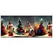 Tappeto Natale Passatoia Cucina Antiscivolo Sottolavello Digitale Pupazzo Albero 50x280 Pupazzo Albero - Foto miniatura 1